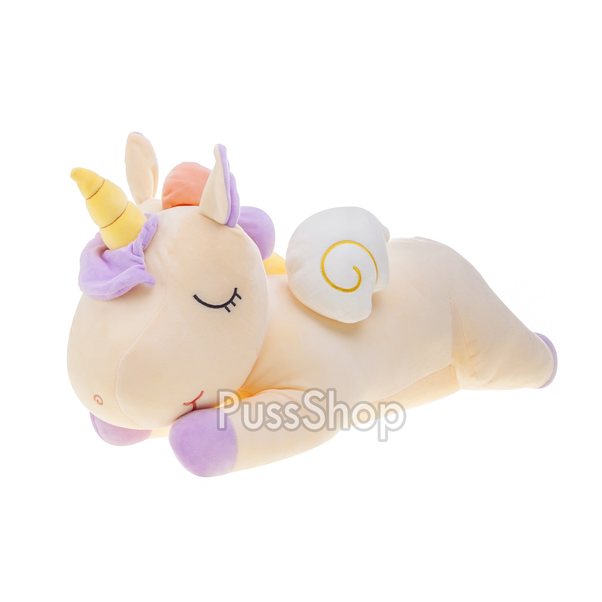 

Мягкая Плюшевая Игрушка Plush Единорог 80 см желтый (9011)