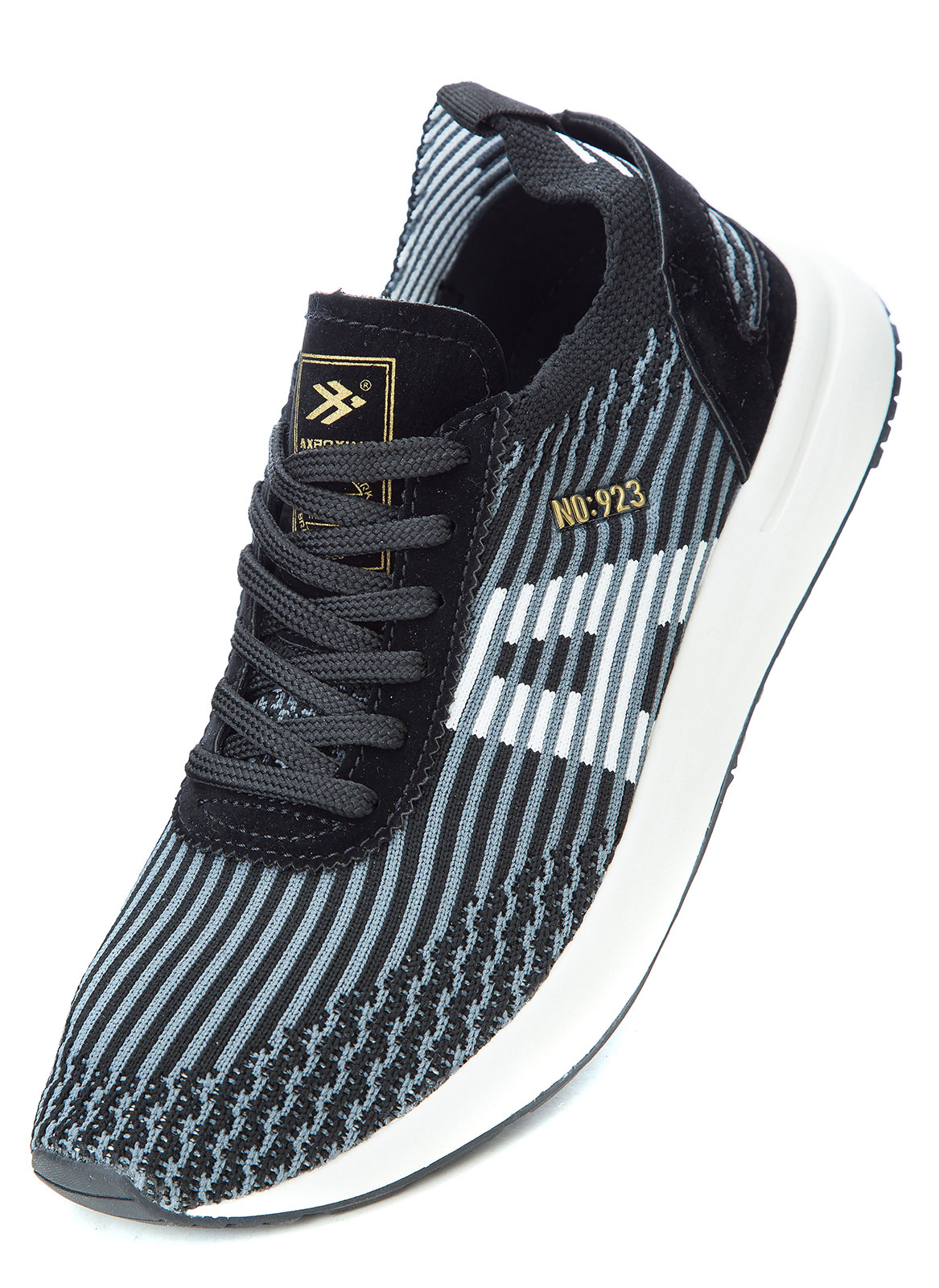 

Кроссовки женские AX Boxing B9608-1 черные/серые 37