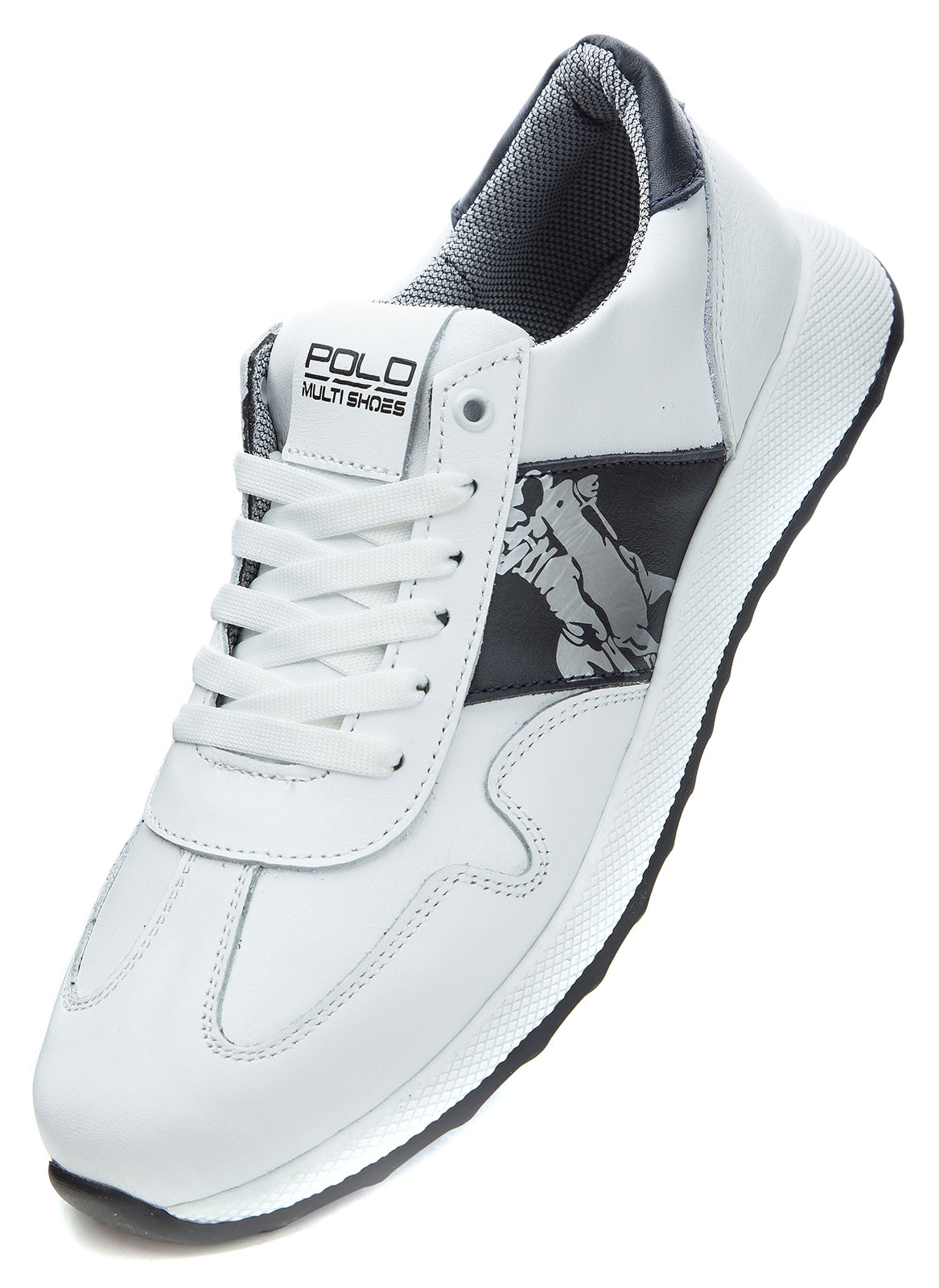 

Кроссовки мужские Multi Shoes Polo шк белые/черные 44
