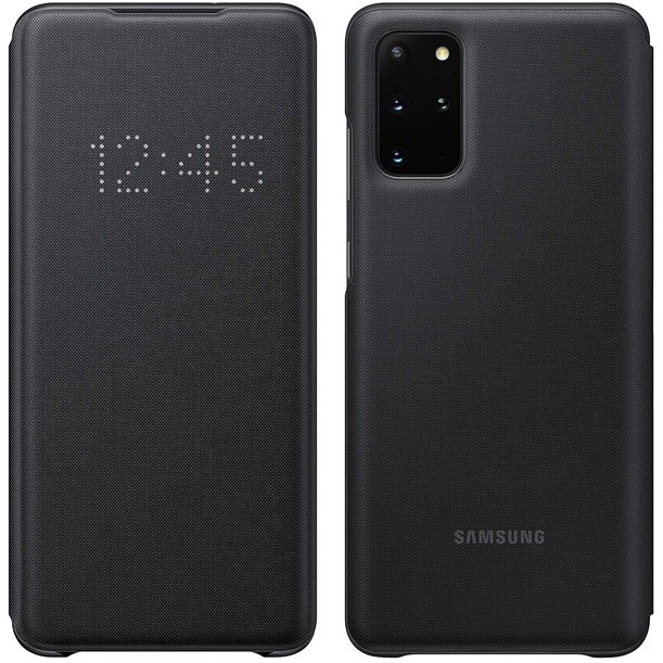 

Защитный смарт чехол книжка LED Wallet Cover Samsung Galaxy S20 Plus + 5G EF-NG985 black