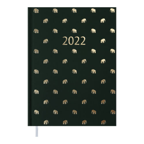 

Дневник датированный Buromax Moderna 2022 A5 336 страниц темно-зеленый (BM.2172-16)