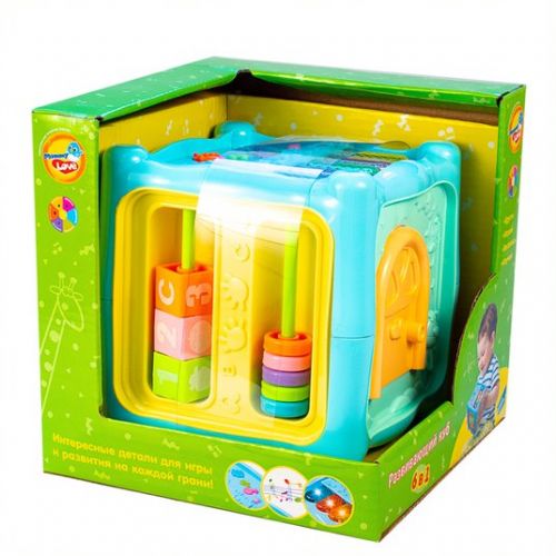 

Интерактивная игрушка "Развивающий куб" 6 в 1