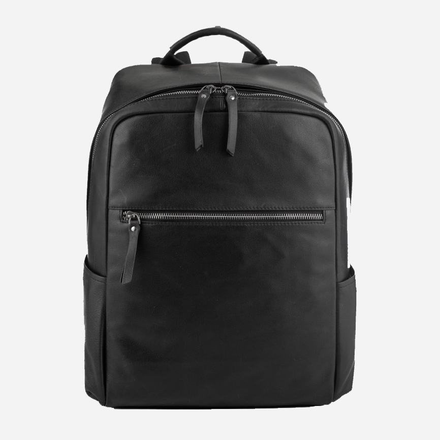 

Мужской рюкзак кожаный Tiding Bag NM29-2679BA Черный