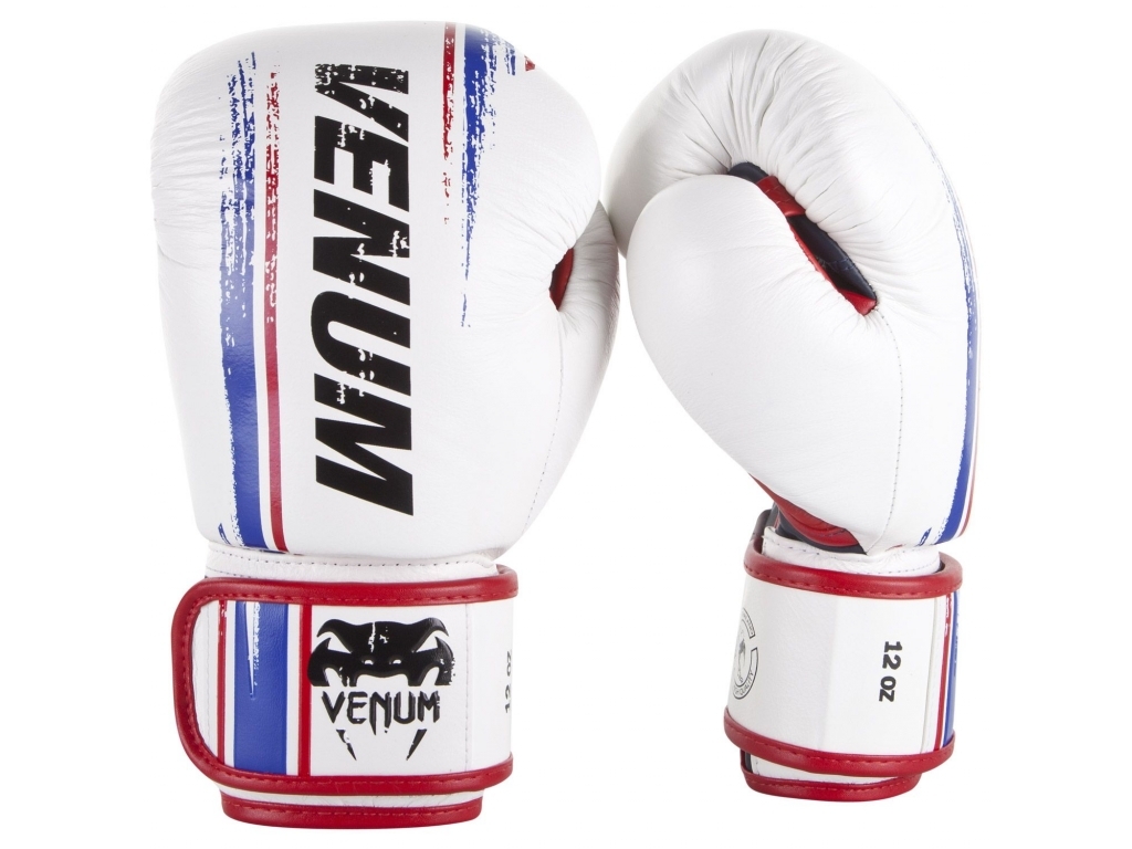 

Перчатки боксерские VENUM Bangkok Spirit Boxing Gloves 10 унций белый (4898)