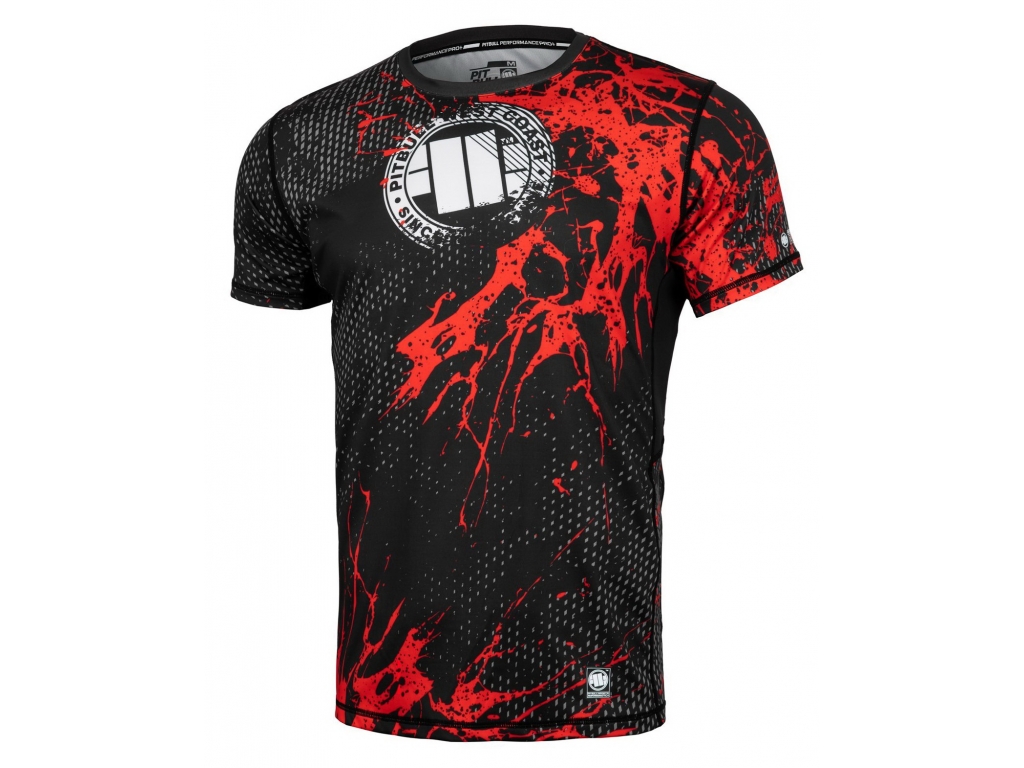 

Рашгард PIT BULL Blood Dog - Short Sleeves XXL чёрный/красный (5091)
