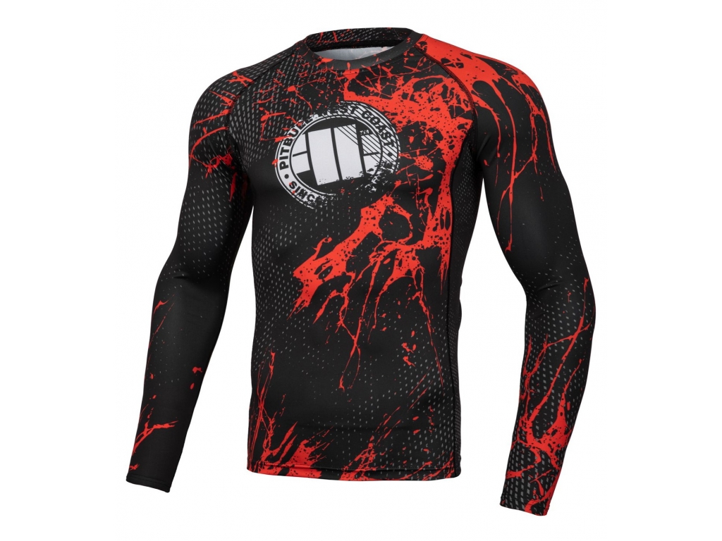 

Рашгард PIT BULL Blood Dog Rashguard - Long Sleeves XXL чёрный/красный (4827)