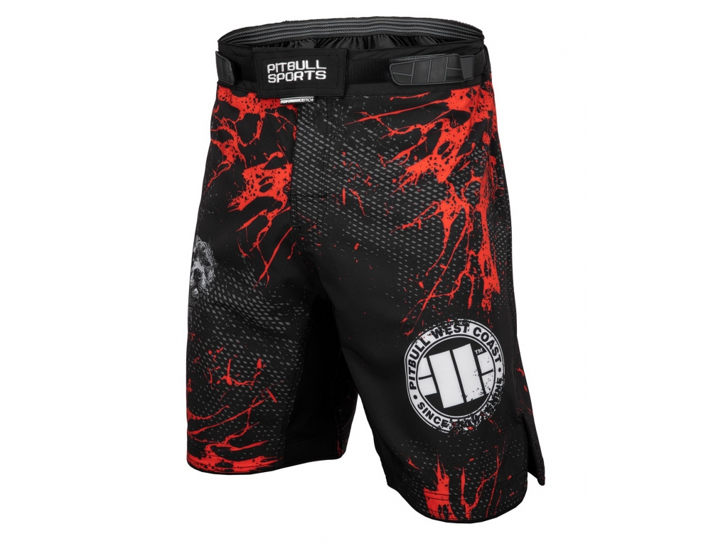 

Шорты для ММА PIT BULL Performance Grappling Shorts Blood Dog M чёрный/красный (5087)
