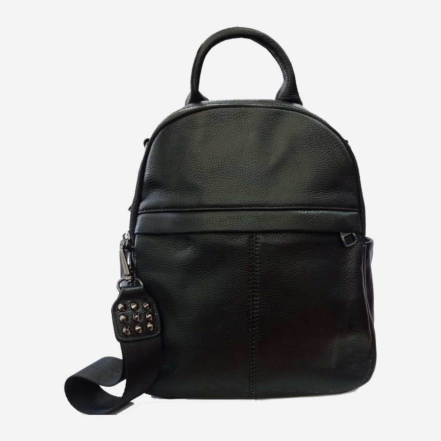 

Женский рюкзак кожаный Tiding Bag F-FL-NWBP27-010A Черный
