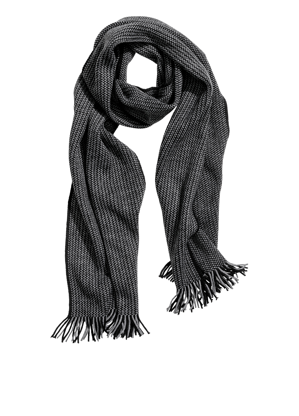 

Шарф H&M Черный 0320524_01