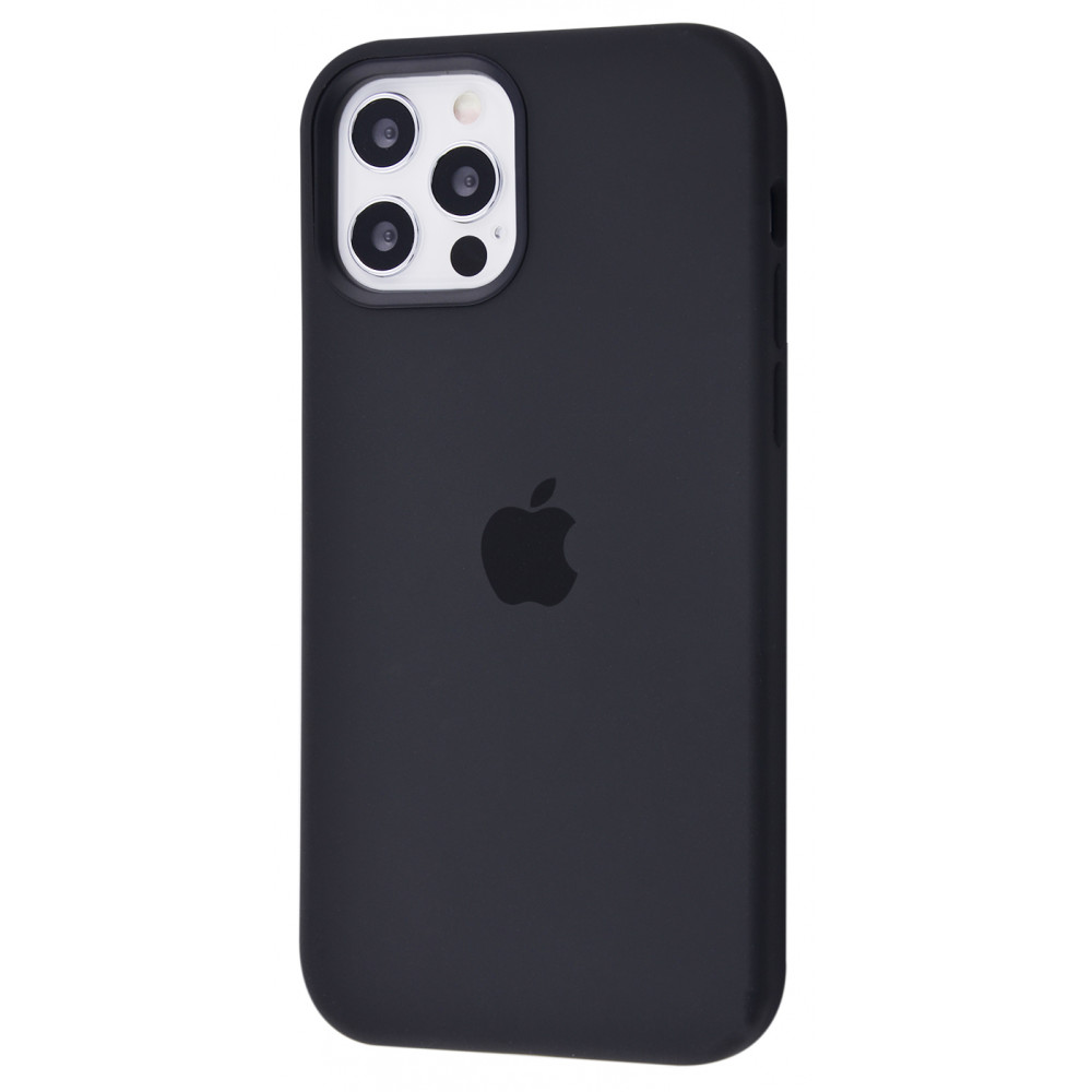 

Силиконовый чехол STR Silicone Case (OEM) (c MagSafe) iPhone 12 Pro Max - Black STR