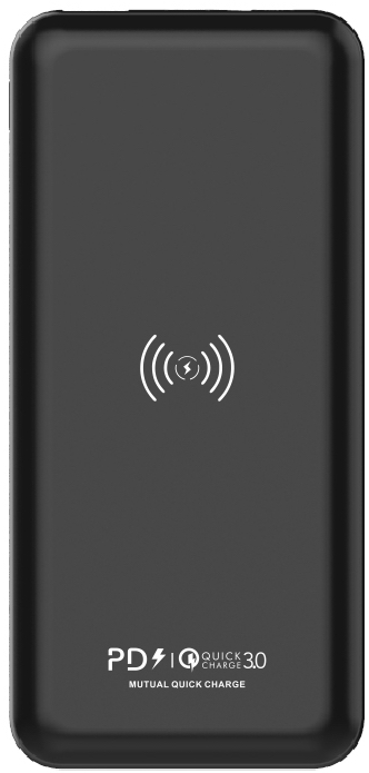 

Портативное зарядное устройство c беспроводной зарядкой FONENG Q16 PowerBank (10000 mAh) - Black FONENG