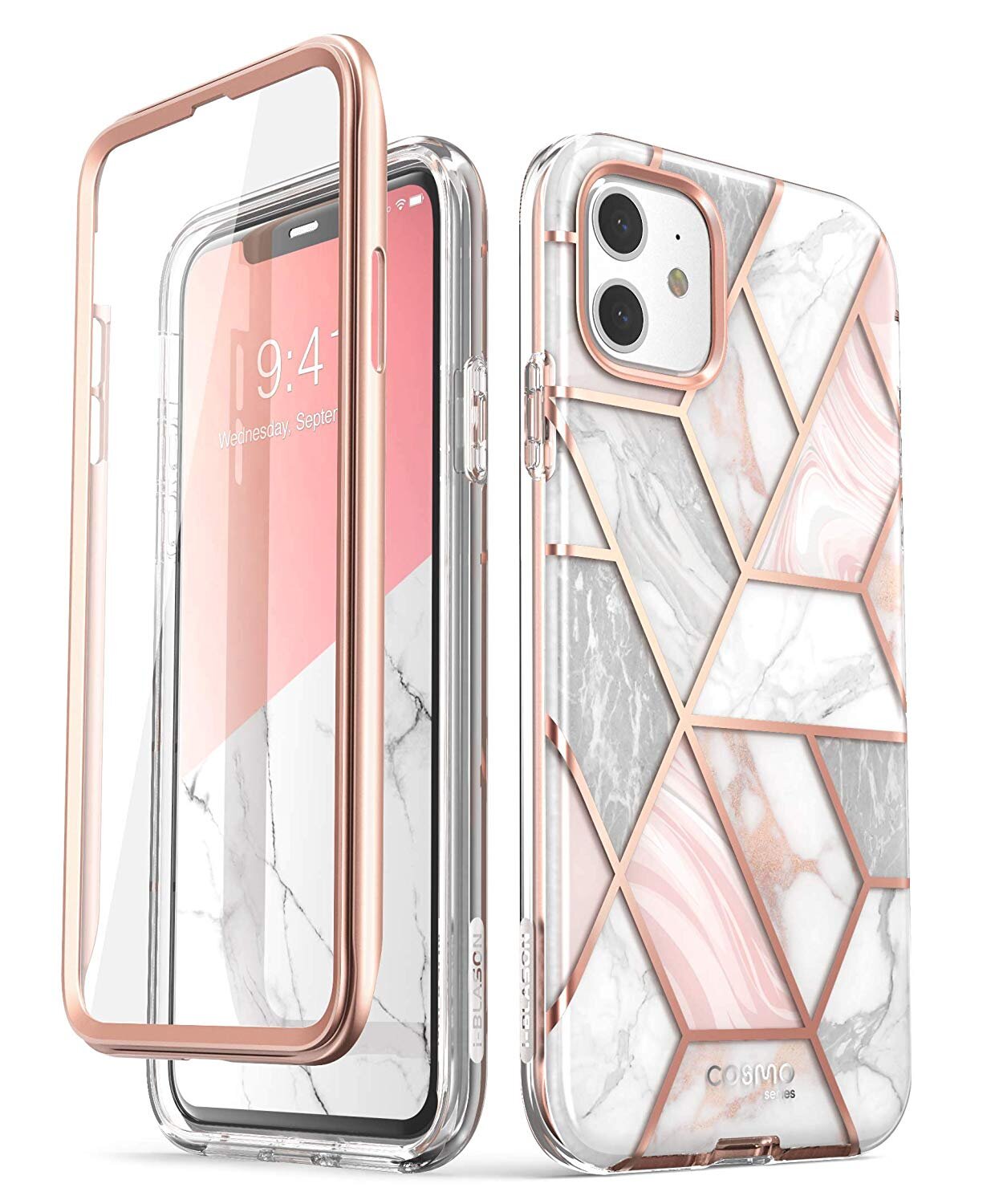 

Чехол i-Blason Cosmo Series Clear Case for iPhone 11 - Marble (IBL-IPH11-COS-M) i-Blason