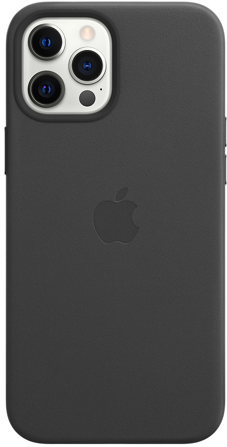 

Чехол STR Leather Case for iPhone 12 Pro Max (с MagSafe) - Black STR