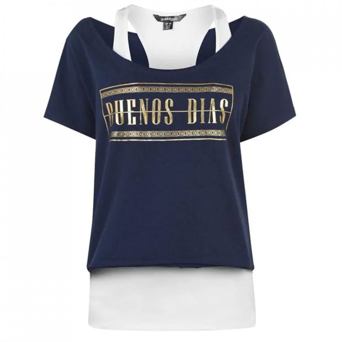 

Футболка Golddigga Double Layer Navy/White,  (50, Футболка Golddigga Double Layer Navy/White, XL (50)