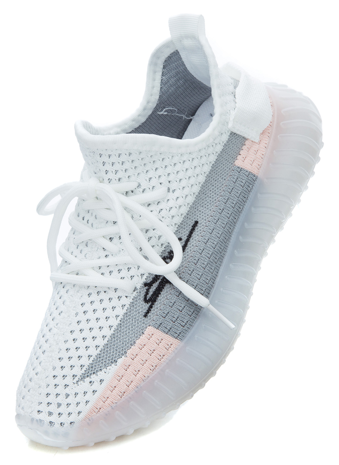 

Кроссовки женские Meitesi LS52-2 белые/серые/розовые 39