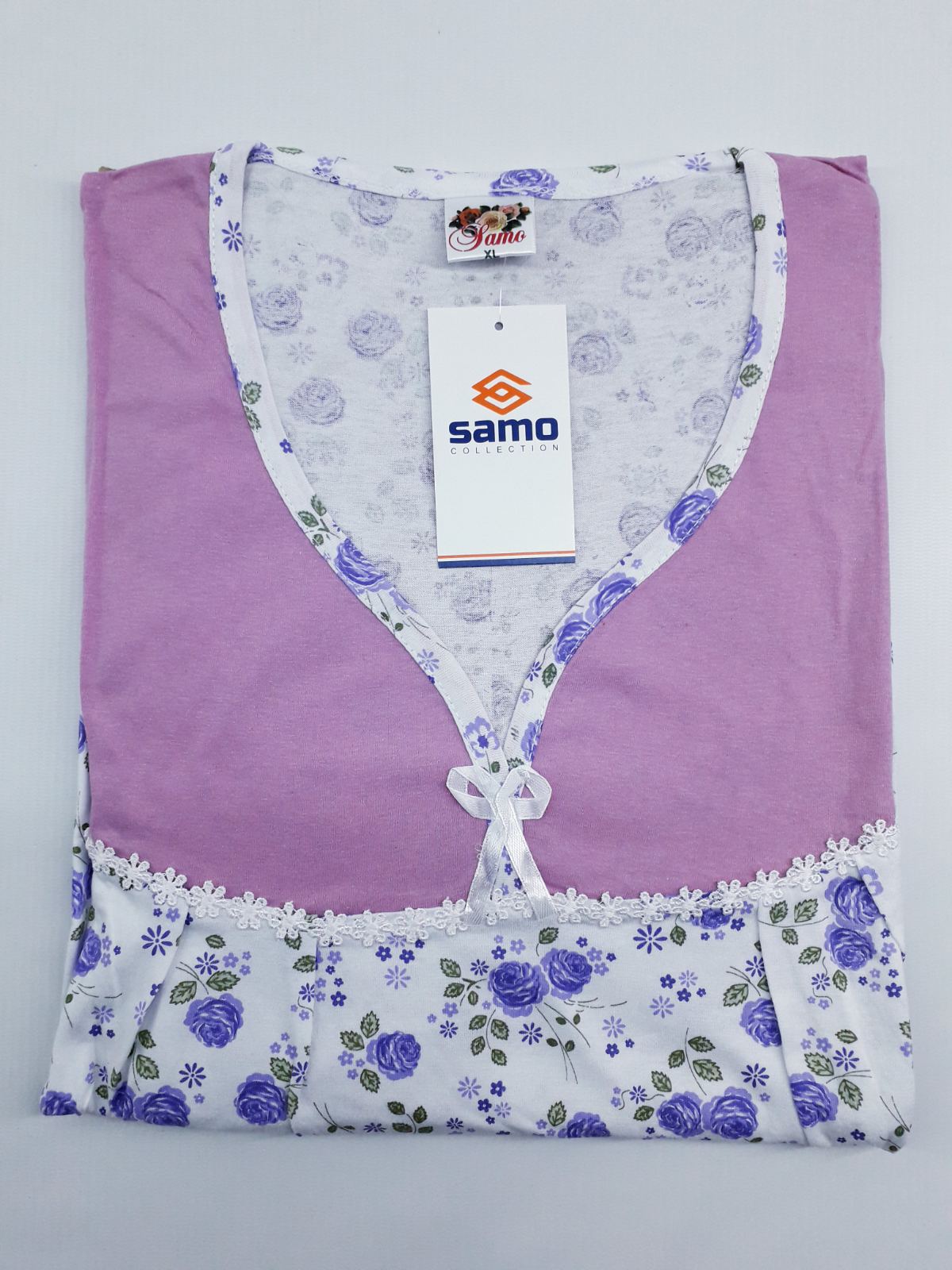 

Ночная сорочка Samo W2102 52(р) белый с розовым