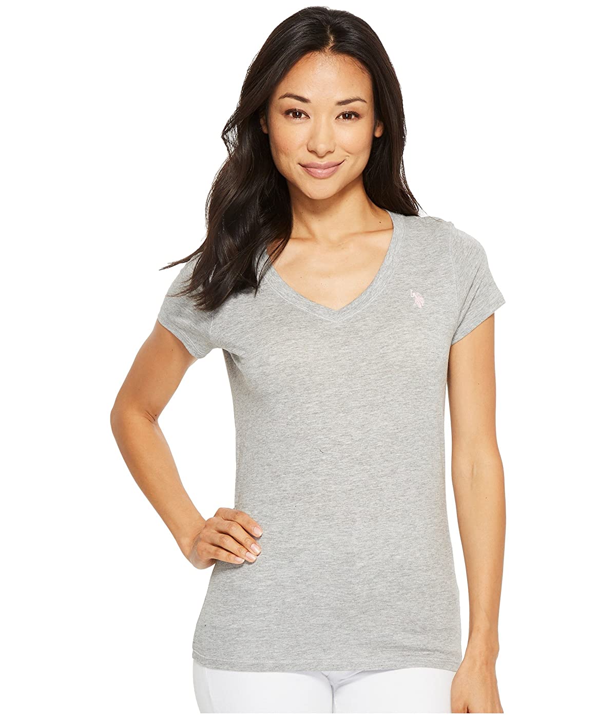 

Футболка U.. POLO Tonal Embroidered T-Shirt Heather Grey,  (44, Футболка U.S. POLO Tonal Embroidered T-Shirt Heather Grey, S (44)