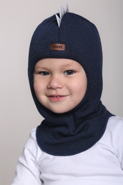 

Зимняя шапка шлем Beezy для мальчика 1615-16-22 Дино р. 4 (от 56 см)