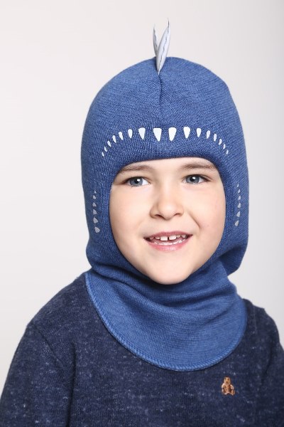 

Зимняя шапка-шлем Beezy для мальчика 2115-09-22 Акула р. 3 (54-56 см)