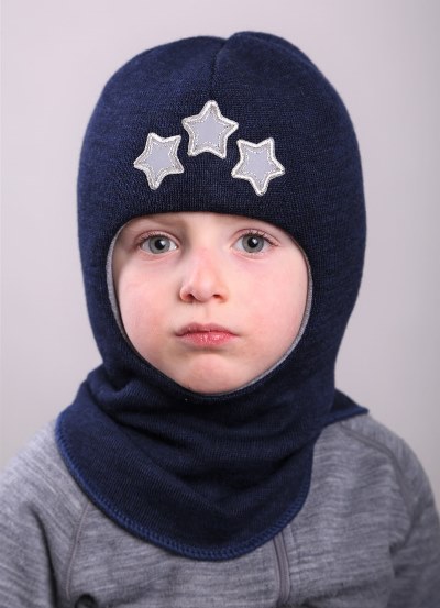 

Зимняя шапка-шлем Beezy для мальчика 1408-12-22 Звезда р. 1 (47-49 см)