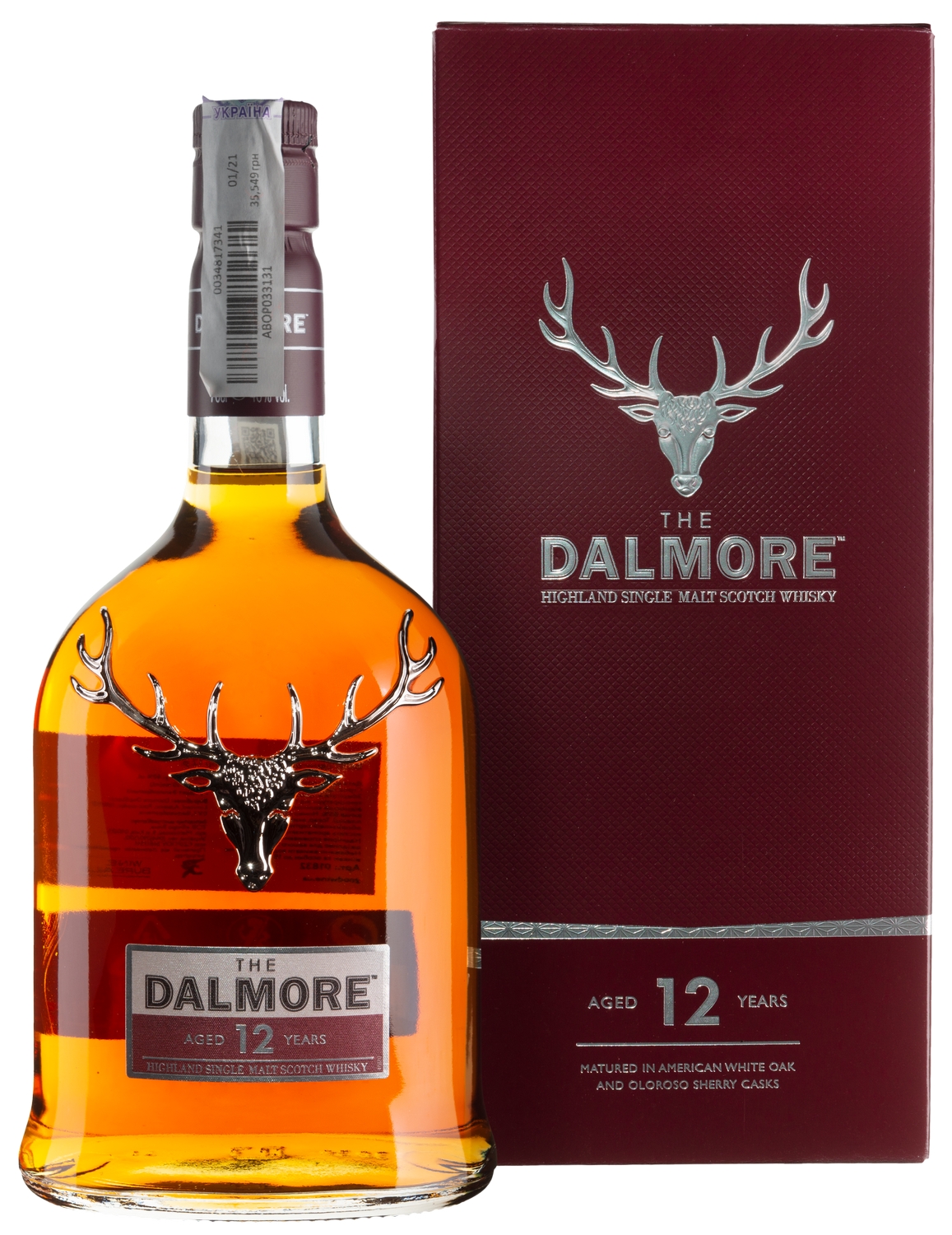 Акція на Виски Dalmore 12уо 0.7 л 40% в подарочной коробке (5010196111010) від Rozetka UA