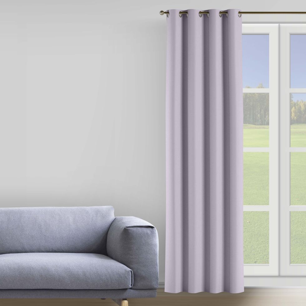 

Штора Decorator 200х258 сиреневый бархат на люверсах B238