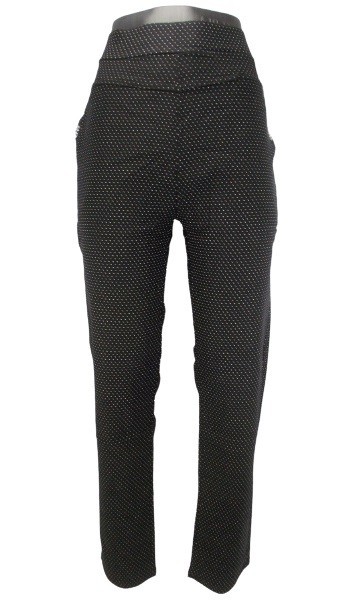 

Брюки в горошек Kenalin 5073 - черные, Брюки в горошек Kenalin 5073 5XL-6XL черные