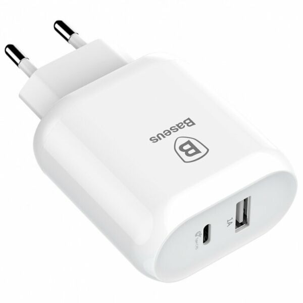 

Сетевое зарядное устройство BASEUS Bojure PD Quick Charger + кабель Lightning (32W) - White