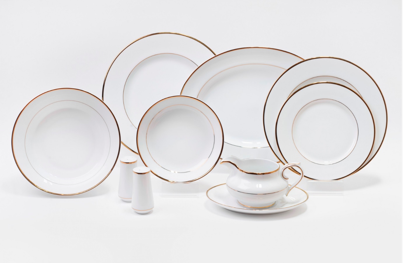 

Сервіз столовий Dankotuwa Porcelain Gold Line 25 предметів