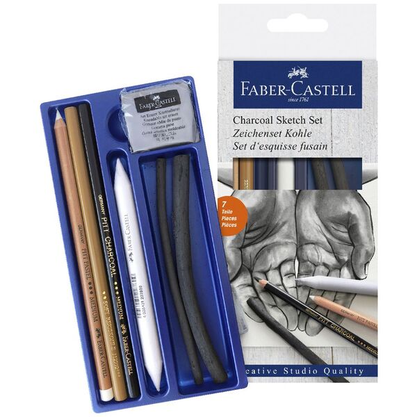 

Набор для скетчей Faber-Castell SKETCH SET DRAWING 7 предметов (27304)