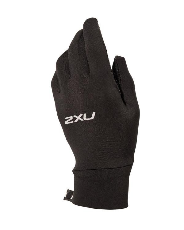 

Перчатки для бега 2XU, Run Glove, L, черный