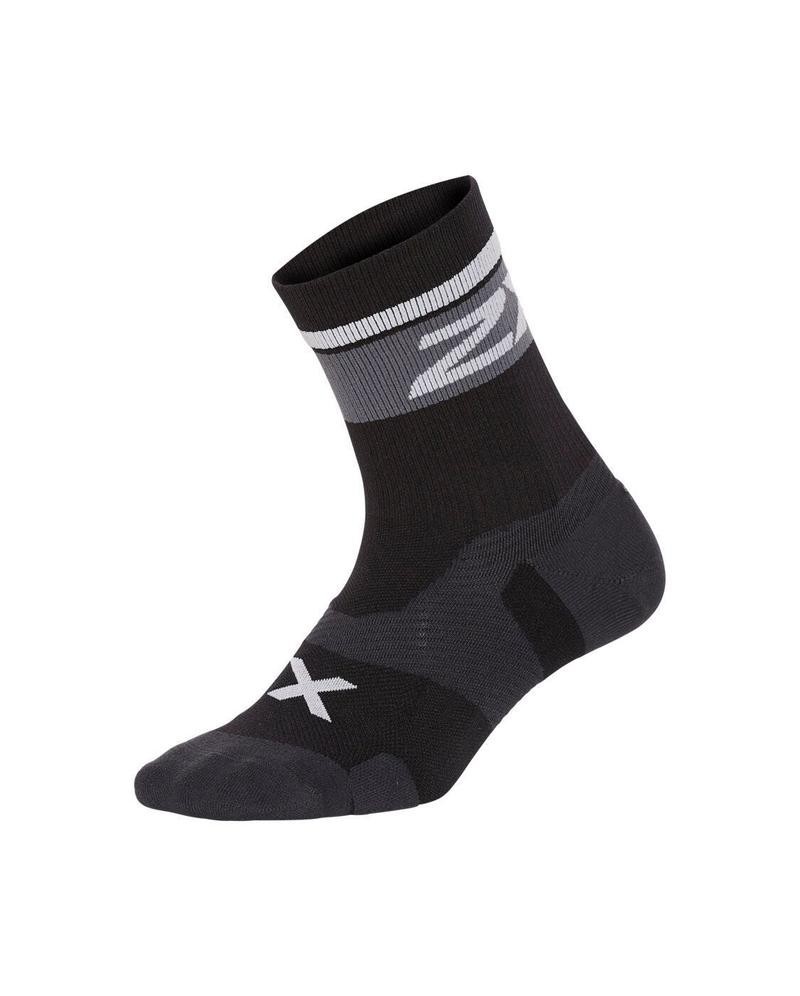 

Компрессионные спортивные носки 2XU, Vectr Cushion Crew, S (35-38), черный/белый