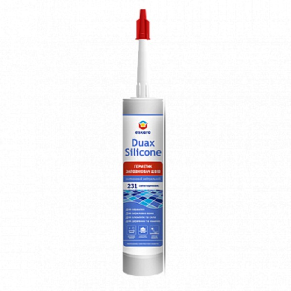 

Герметик для швов силиконовый нейтральный Duax Silicone №210 (белый) 300 ml