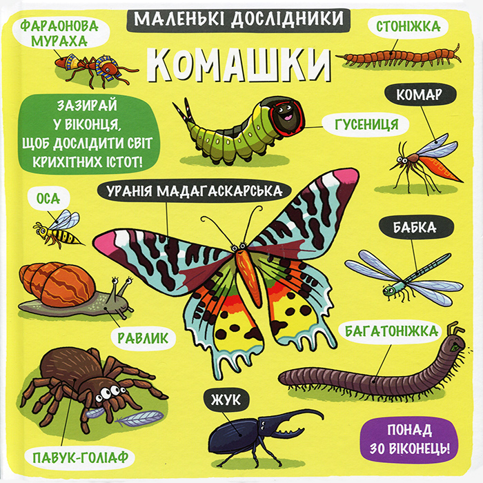 

Книголав Маленькі дослідники. Комашки (9786177563845) 007259