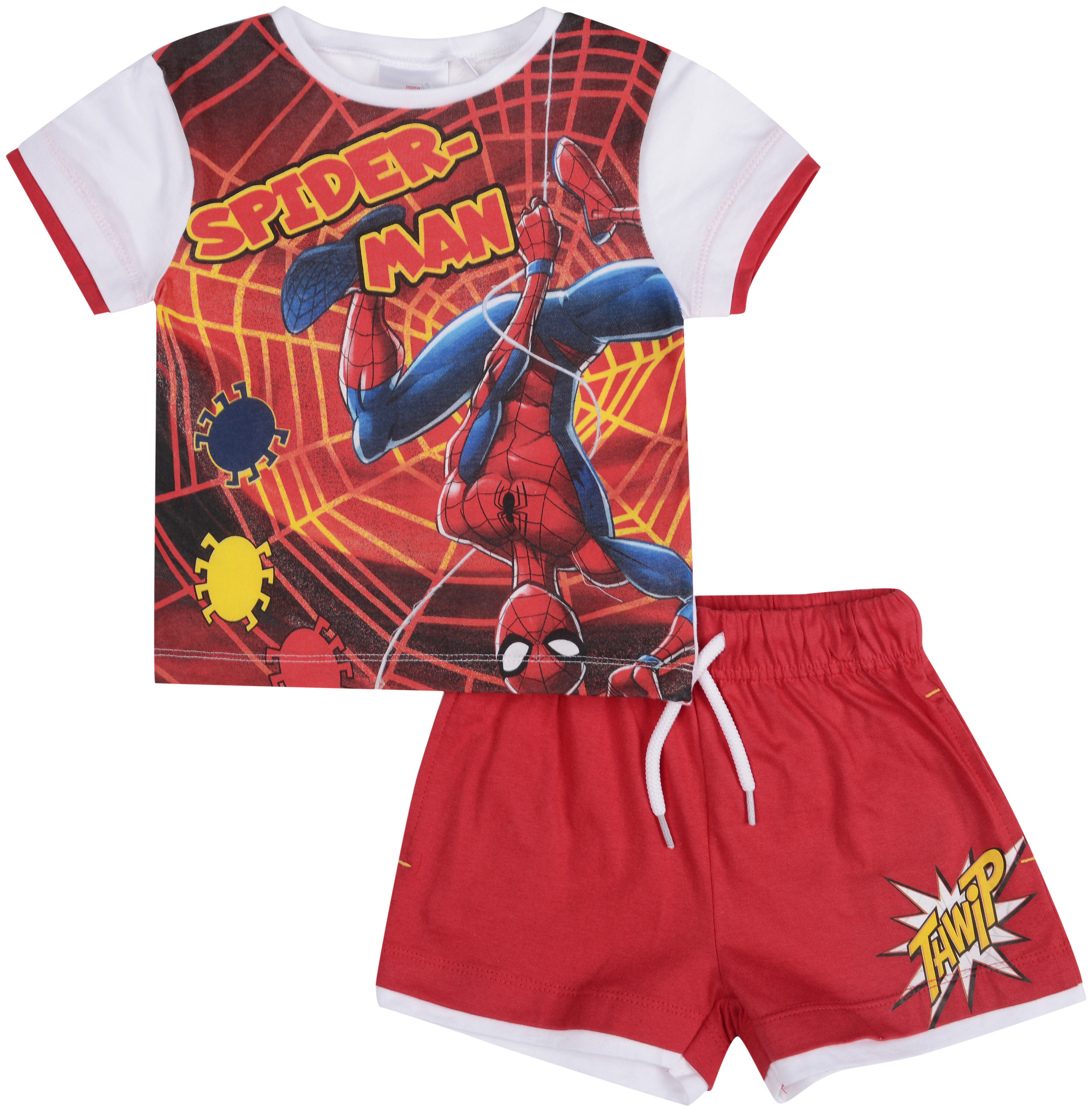 Акция на Костюм (футболка + шорты) Disney Spiderman ET1011 98 см Красный (3609084230029) от Rozetka UA