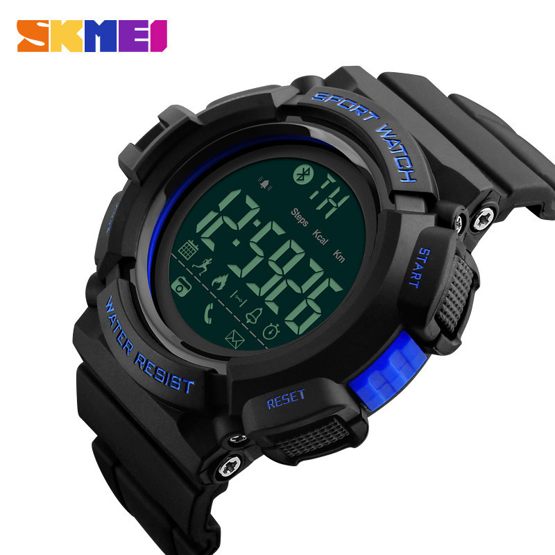 

Часы Skmei с Smart Bluetooth 1227 5 bar Черные (3787)