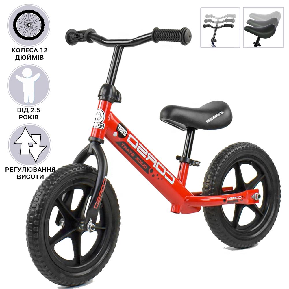 

Беговел Corso Sprint Eva 12" 32003 Красный