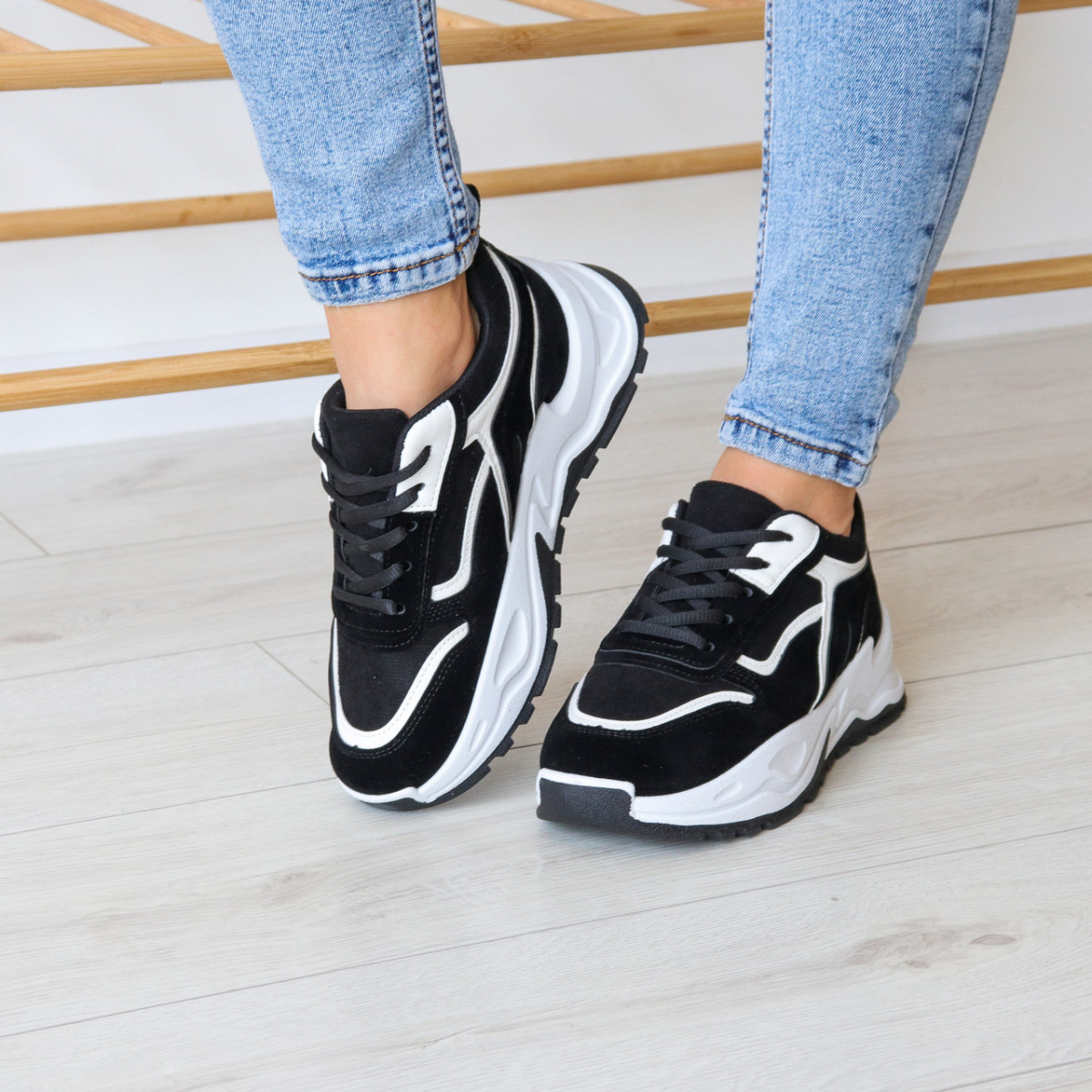 

Кроссовки женские Fashion Dame 3151 38 размер 24,5 см Черный