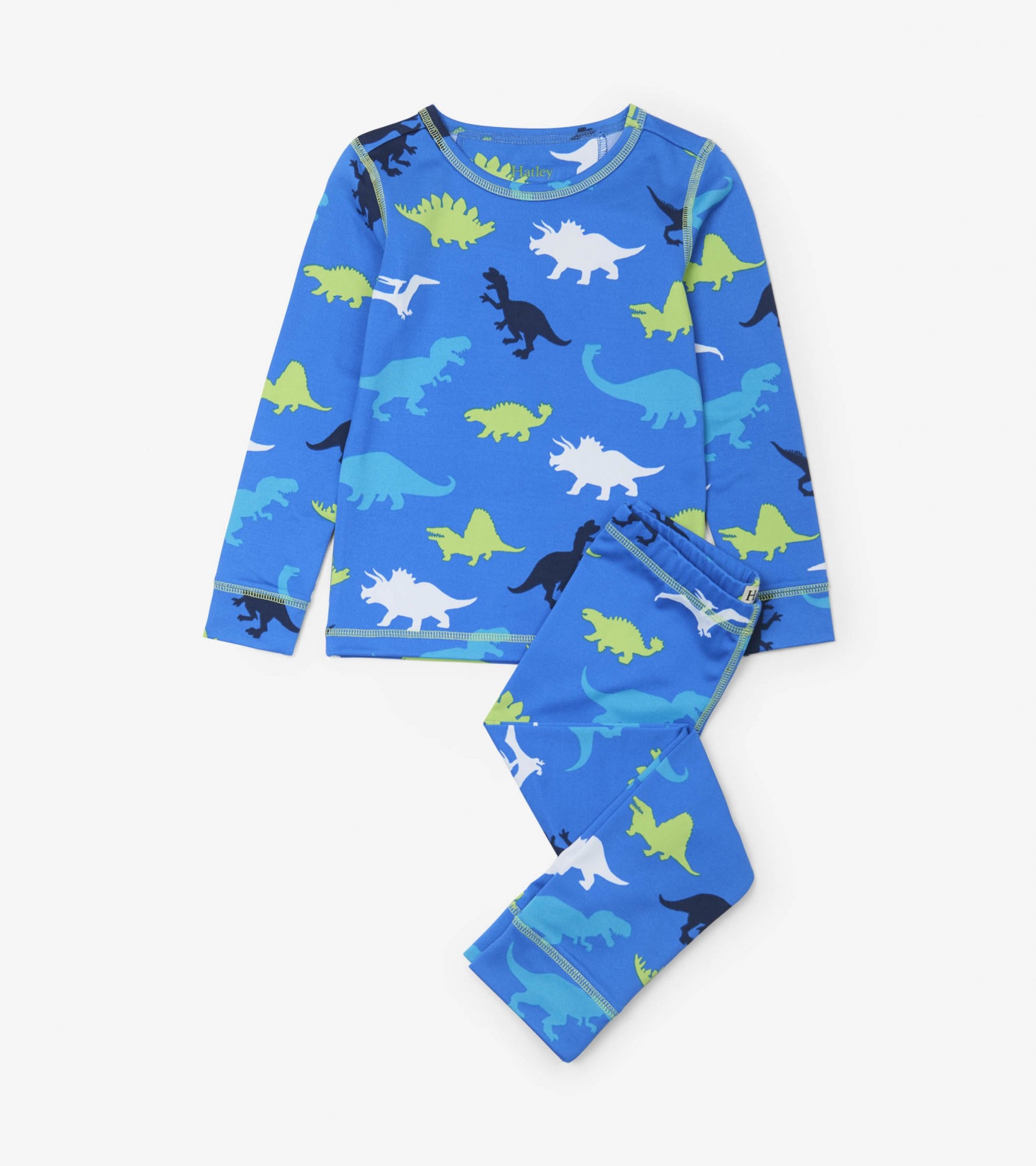 

Термобілизна дитяча Hatley Thermal Dino Herd 10A синій 140см