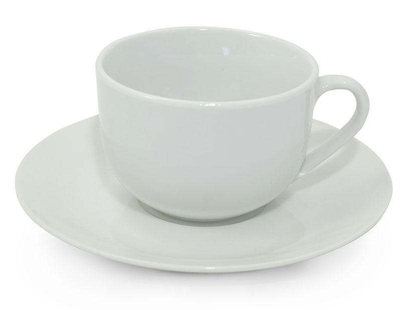 

Чашка с блюдцем Interos White 83162 200 мл