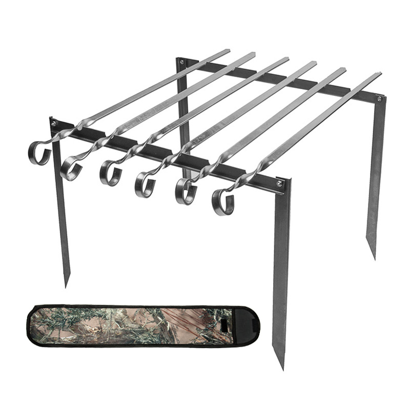 

Набор шампур чех + манг 6 шт EcoGrill нержавейка 57 см Х 12 мм (69894)
