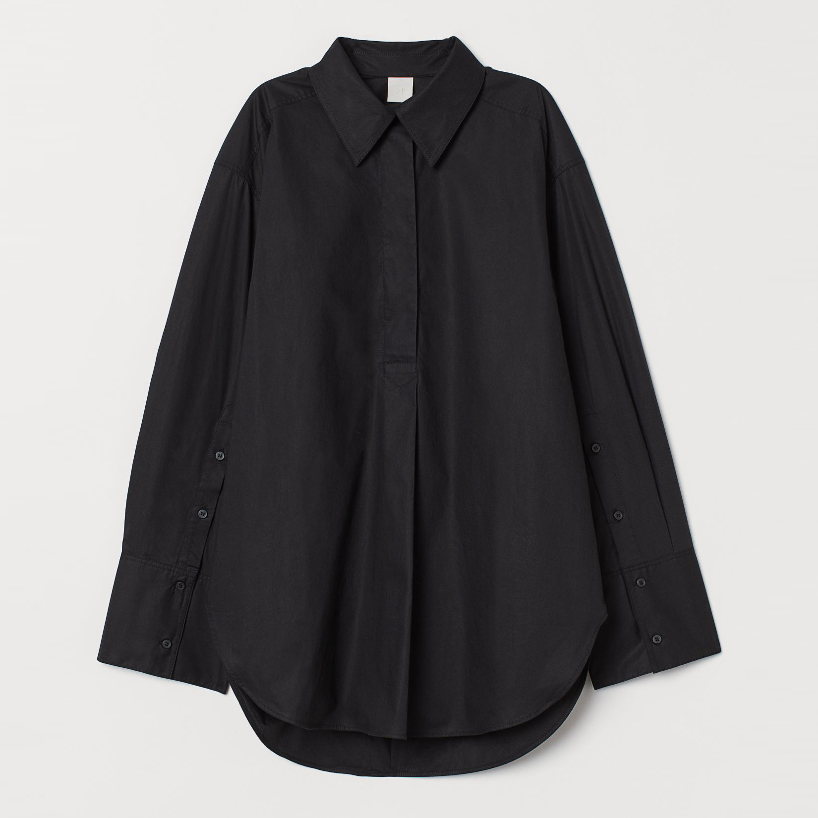 

Рубашка H&M 08-0868042-001 S Черная (СА2000001858752)