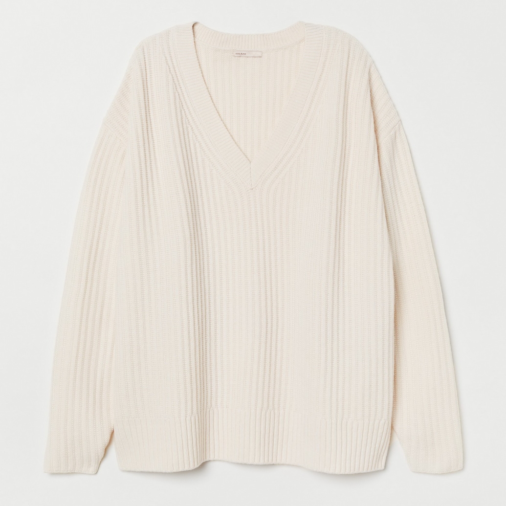

Пуловер H&M 07-0686465-005 L Молочный (СА2000001862605)