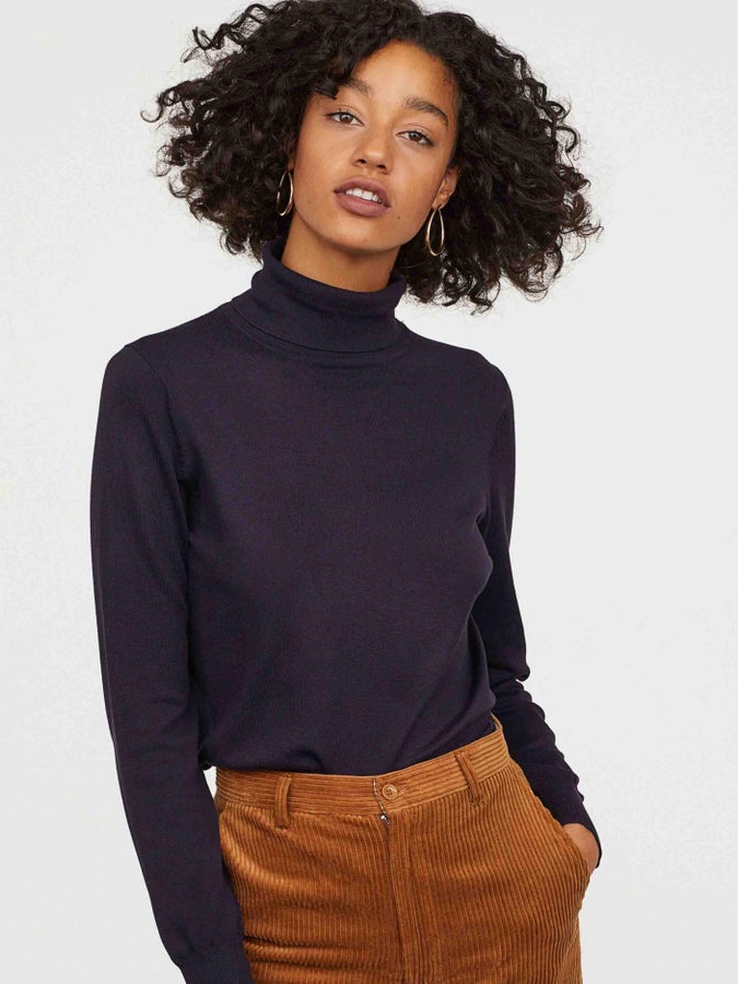 

Гольф H&M 07-0673677-005 XXL Темно-синий (СА2000001862629)
