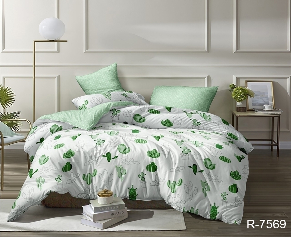 

Комплект постельного белья полуторный 150x215 см с рисунком с компаньоном R7569