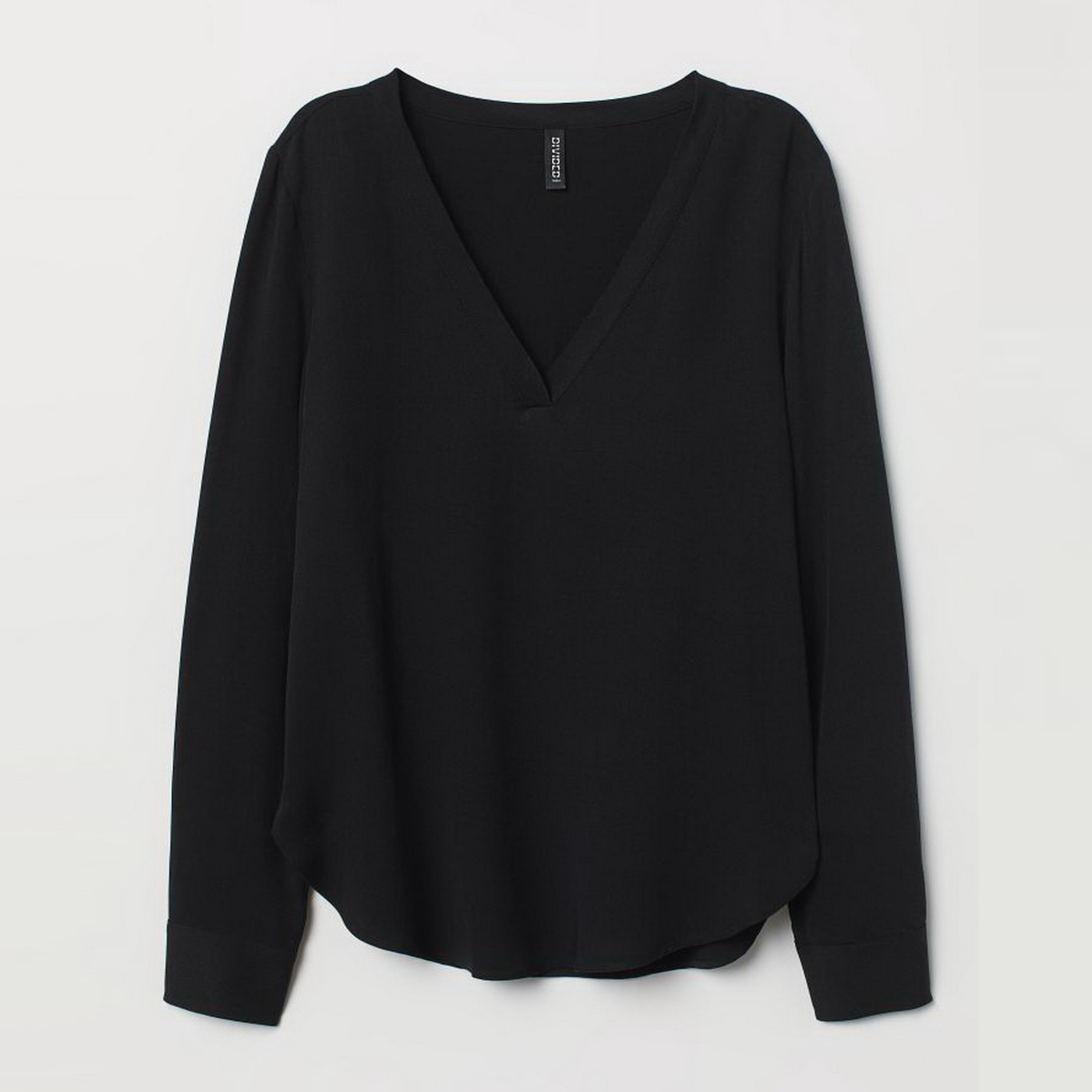 

Блузка H&M 0756628-8 36 Черная (СА2000001624821)