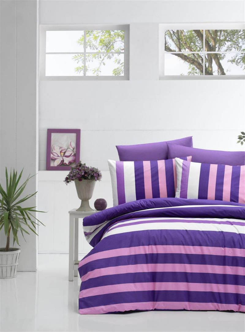 

Комплект постельного белья LightHouse Ranforce Stripe 200х220