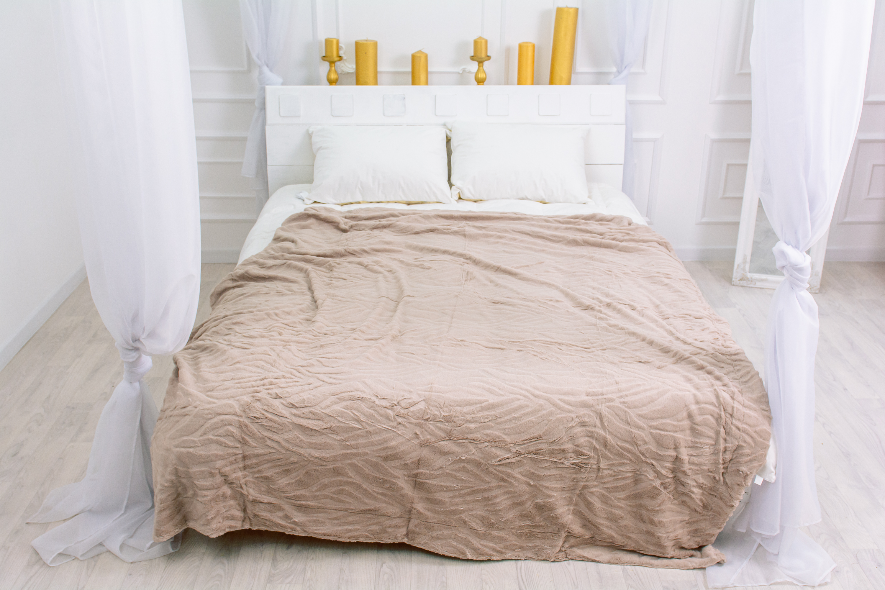 

Плед MirSon 1016 Aurora Creamy 150х200 см италия, флис