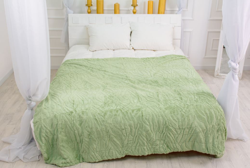 

Плед MirSon 1014 Aurora Mint 180х200 см италия, флис