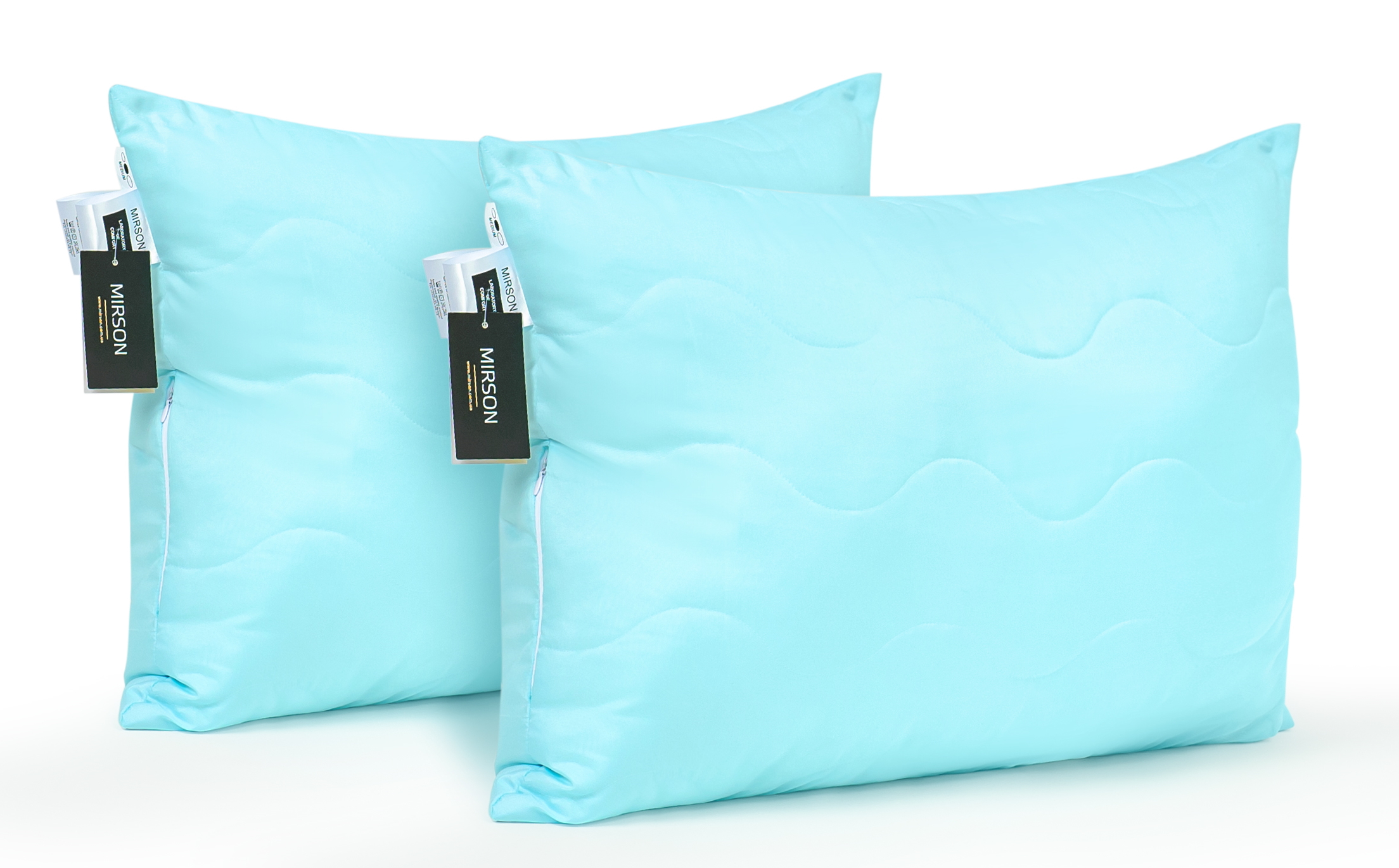 

Набор Подушек MirSon 1628 Eco Light Blue 50х70 см 2шт италия, memory